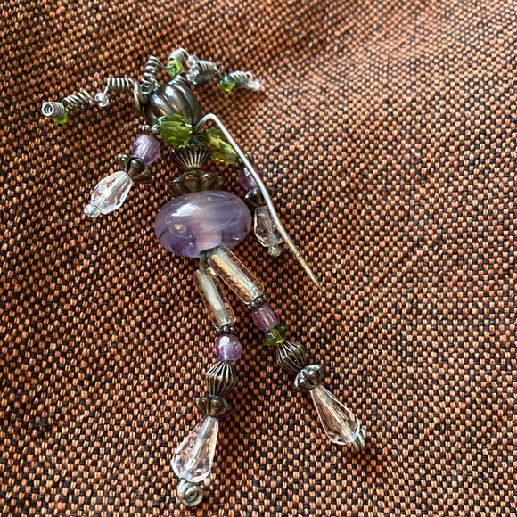 Whimsical Flexible Pin Woman Figure - One of a Kind - Picture 9 of 9